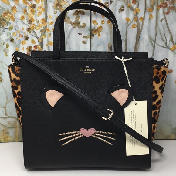 kate spade Handbags - NWT Kate spade leopard Hayden run wild satchel